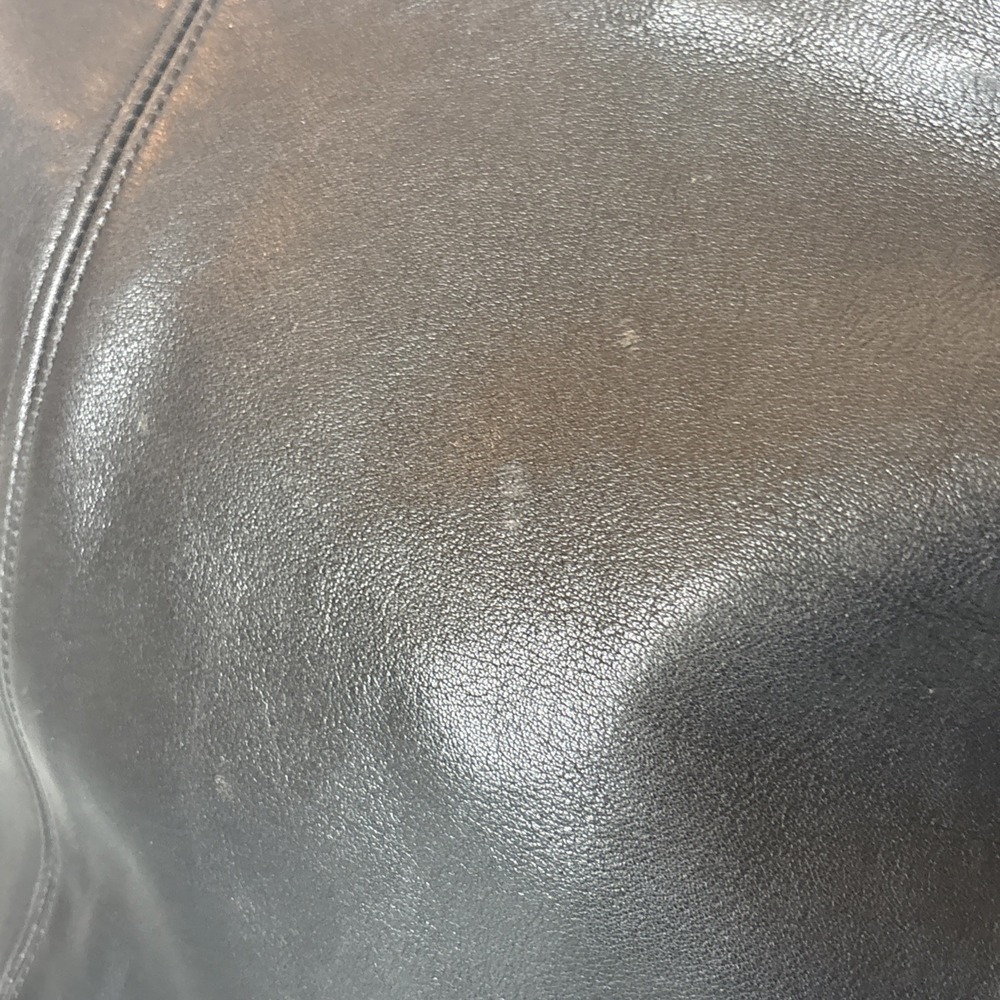 Vintage COACH Black Leather, Monterey Hobo Shoulder Bucket Bag, 90s USA - Picture 2 of 16